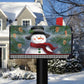 Smiling Snowman Winter Mailbox Cover