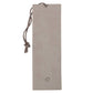 Never Give Up Gray Faux Leather Bookmark