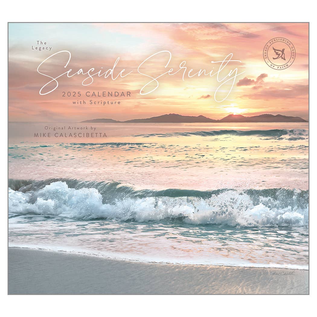 Seaside Serenity 2025 Wall Calendar