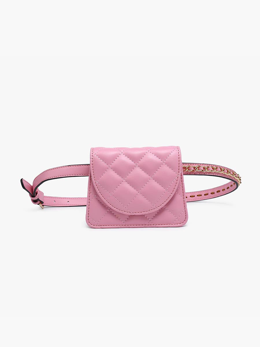 Annalee Quilted Mini Belt Bag w/ Strap