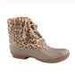 Tan Leopard Boots