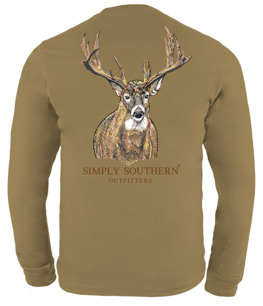 Unisex Tupelo Deer Long Sleeve Shirt