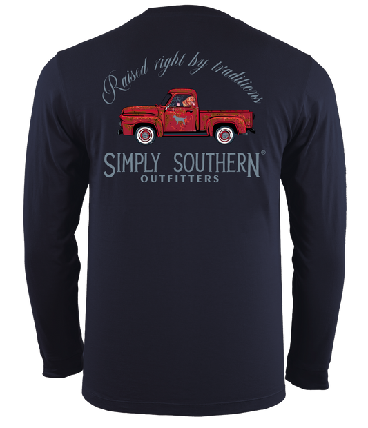 Red Truck Unisex Long Sleeve Shirt