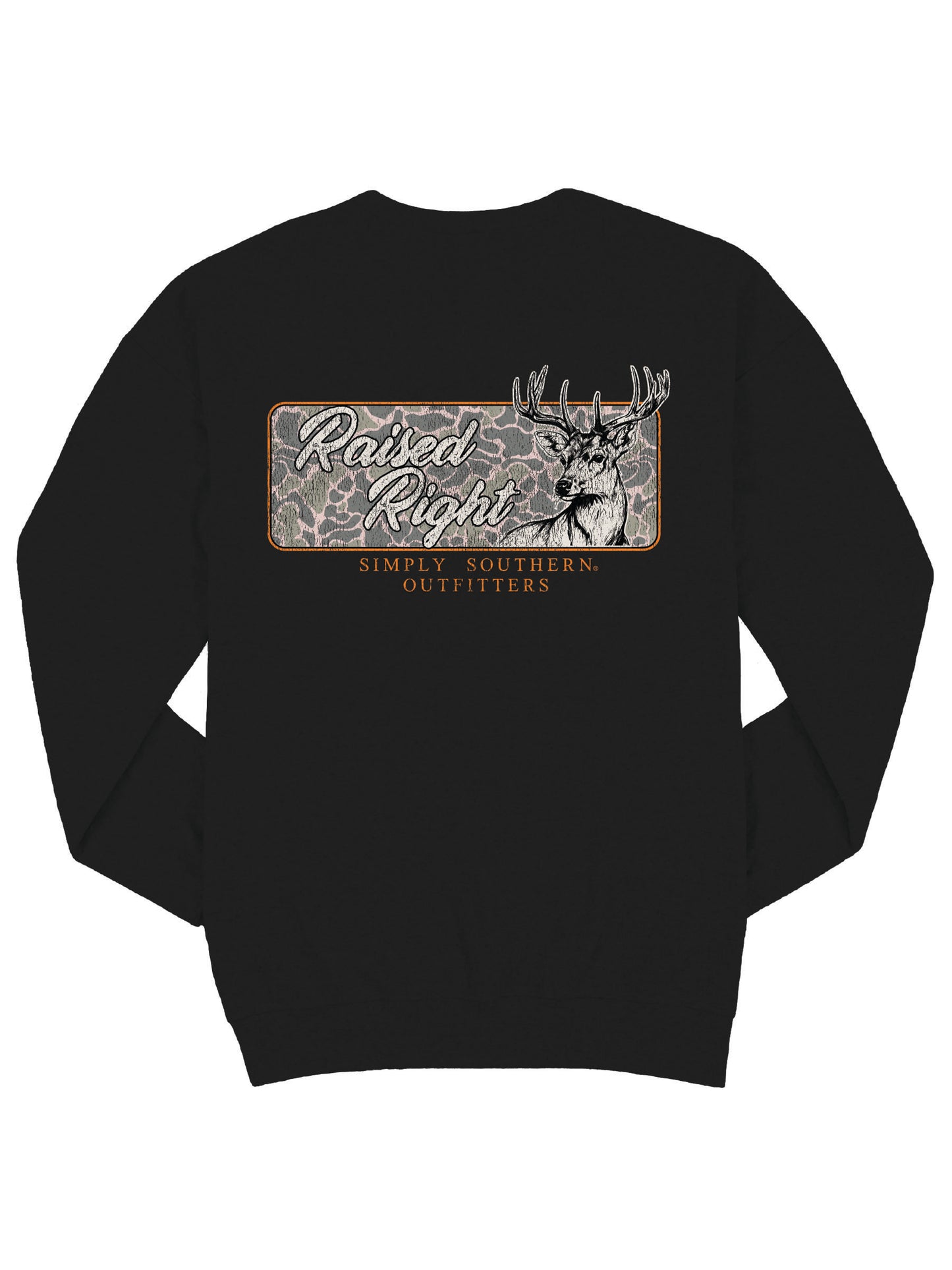 Raised Right Camo Deer Sweatshirt