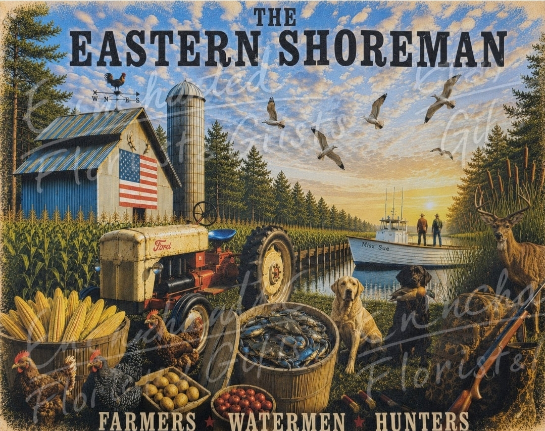 "The Eastern Shoreman" Tan Shirt