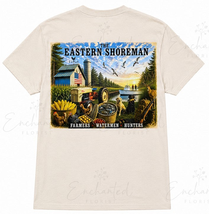 "The Eastern Shoreman" Tan Shirt