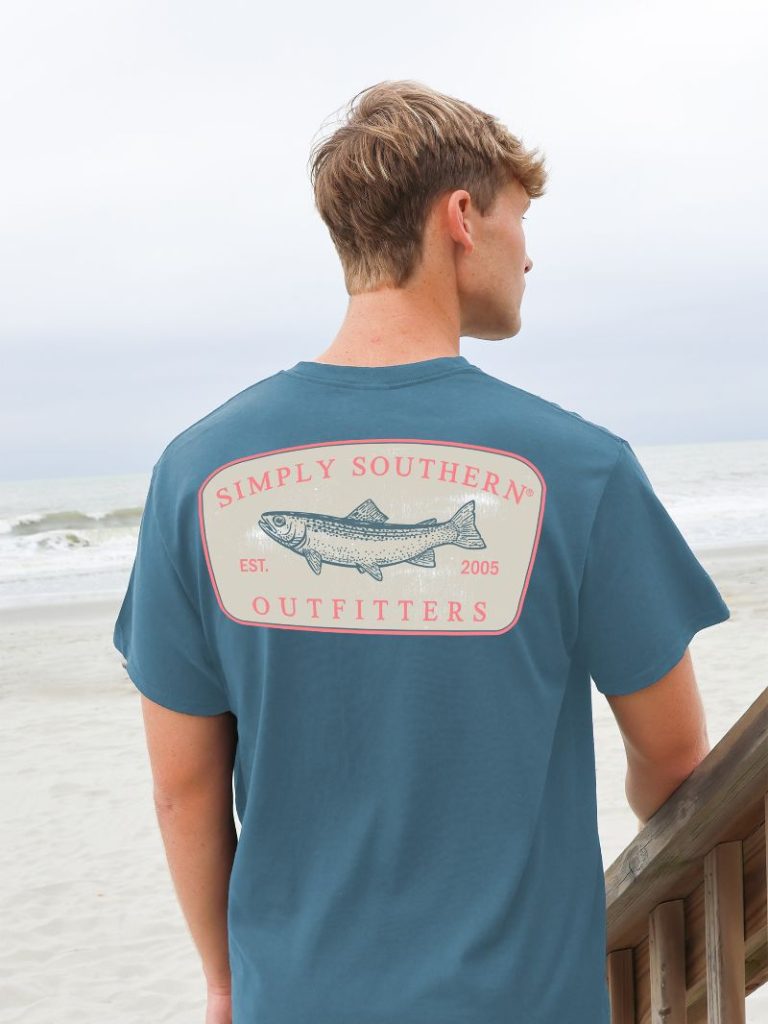 Men's Simply Southern Outfitters Fish Shirt