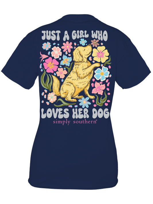 "Just a Girl Who Loves Her Dog" Shirt