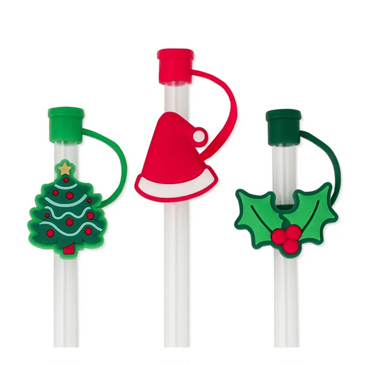 Santa Baby & Candy Cane Reusable Straw Set - Swig Life