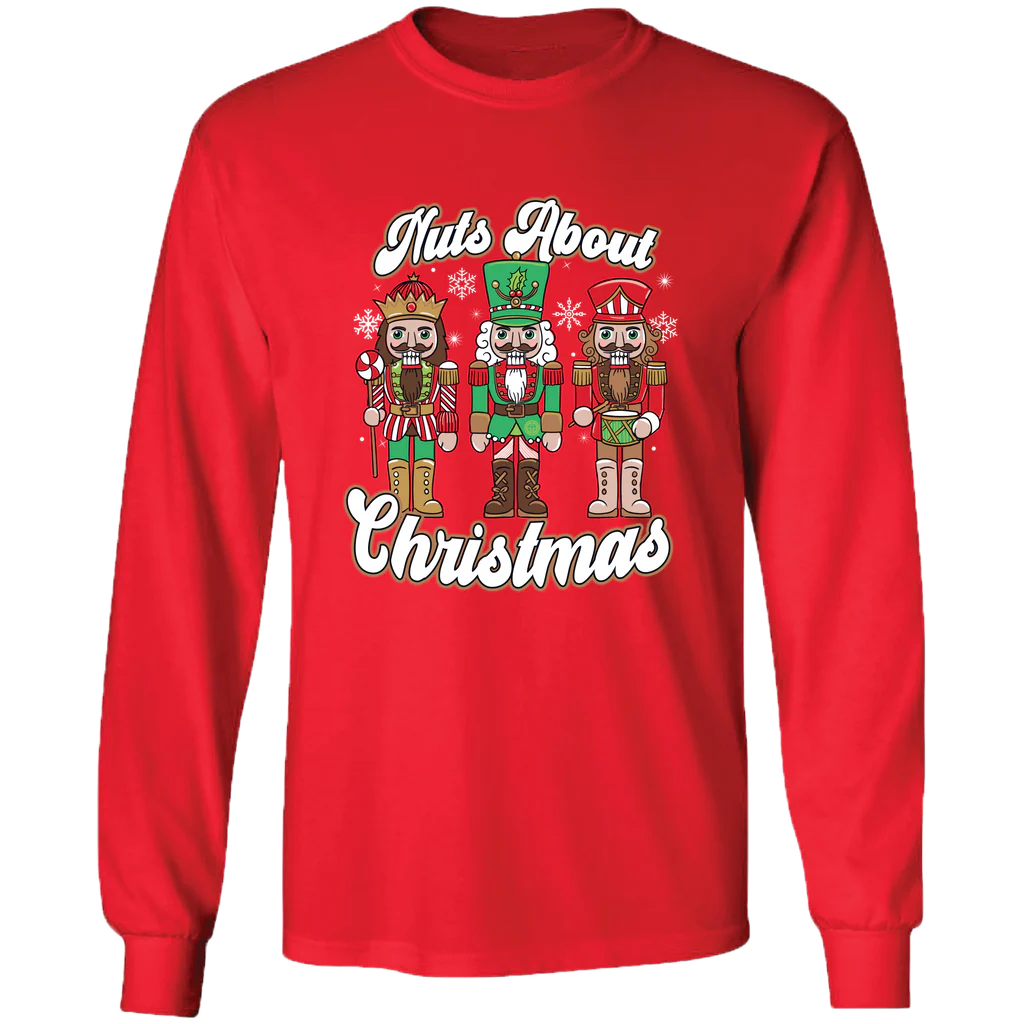 Nuts about Christmas Long Sleeve Shirt