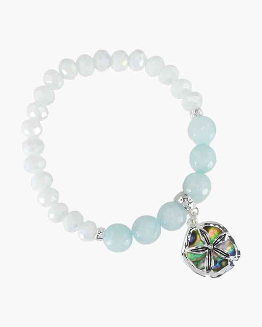 Abalone Sand Dollar Bracelet