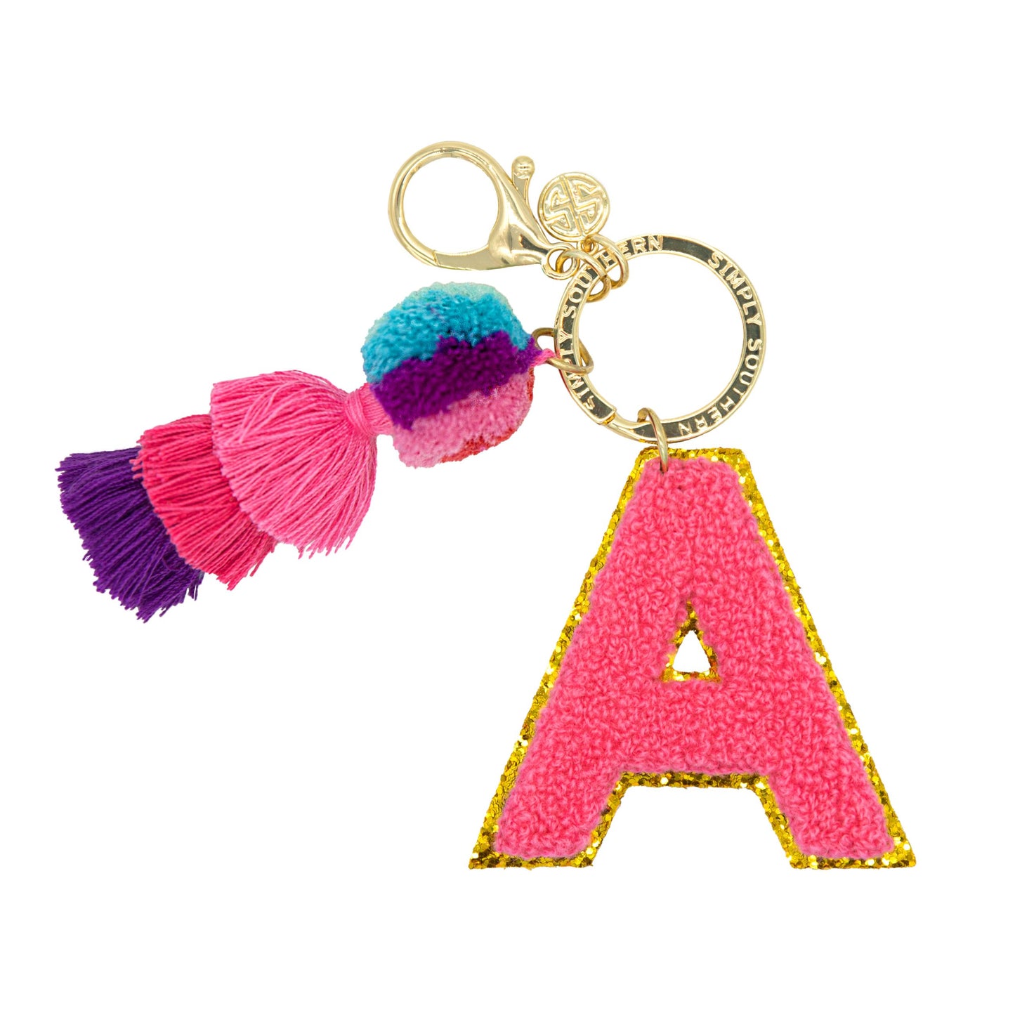 Varsity Letter Keychain