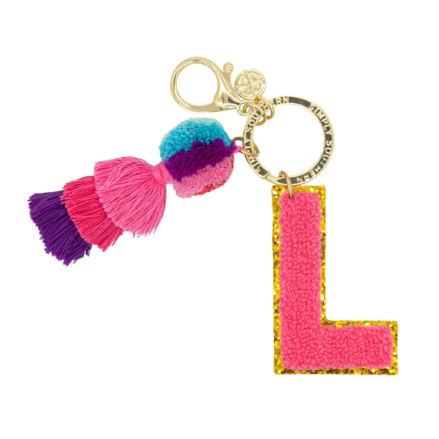 Varsity Letter Keychain