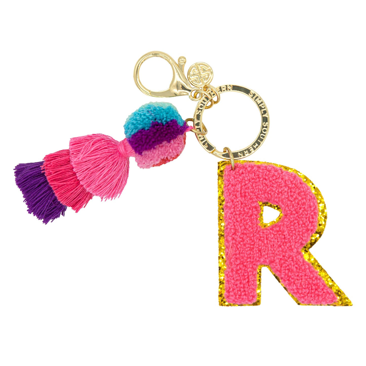 Varsity Letter Keychain