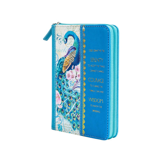 Peacock Zipper Journal