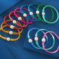 Bali Freshwater Pearl Silicone Bracelet (Multiple Colors)