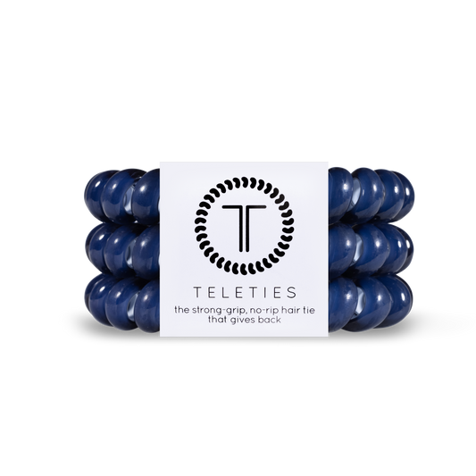 Nantucket Navy Hair Ties