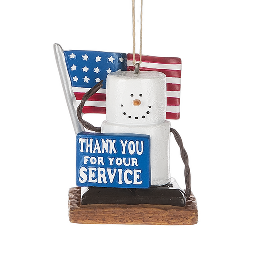 S'mores "Thank You for Your Service" Military Ornament