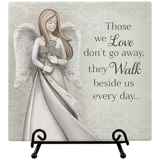 "Walk Beside Us" Easel Plaque
