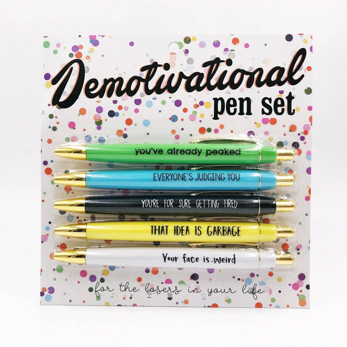 The Demotivational Pen Set