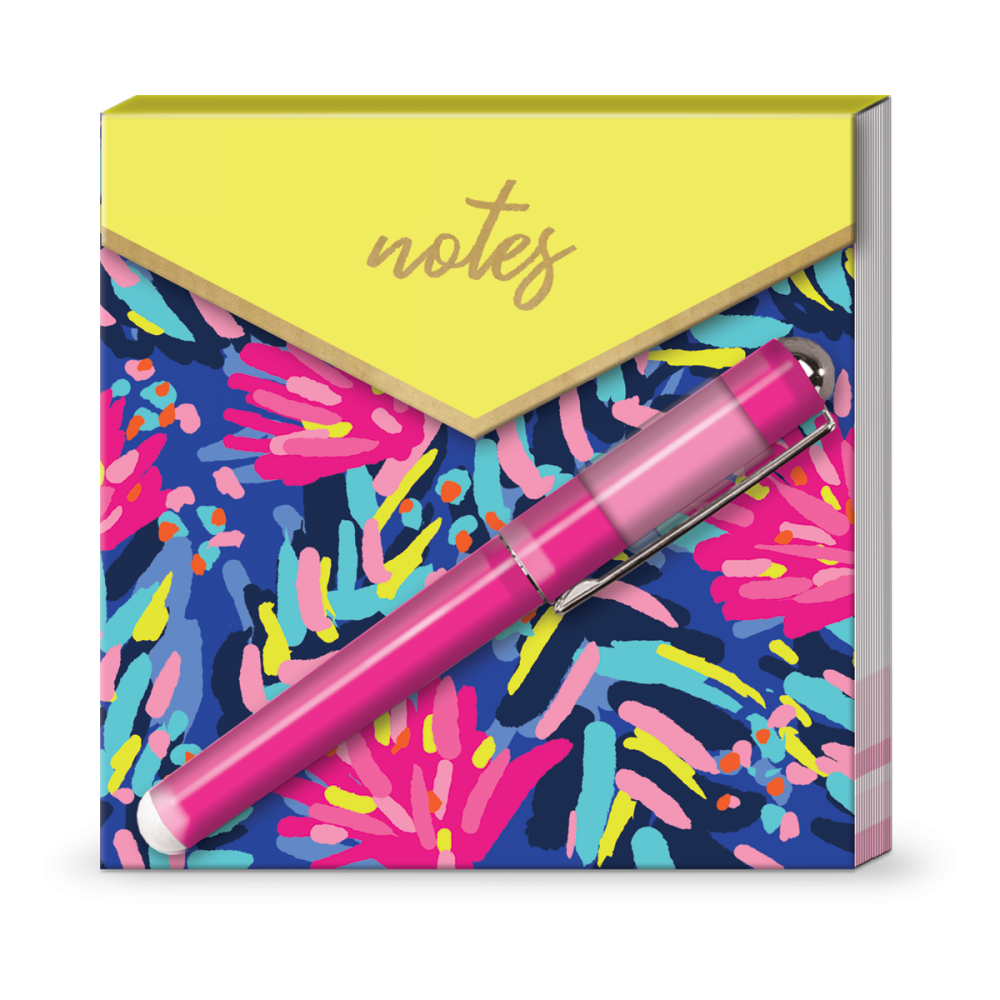 Yellow Matchbook Notepad with Pen