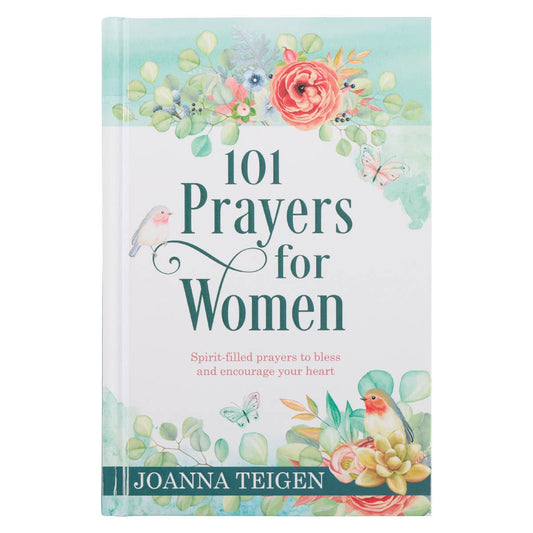 101 Prayers for Women Teal Hardcover Book