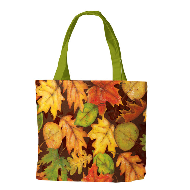 Leaf Toss Canvas Tote Bag