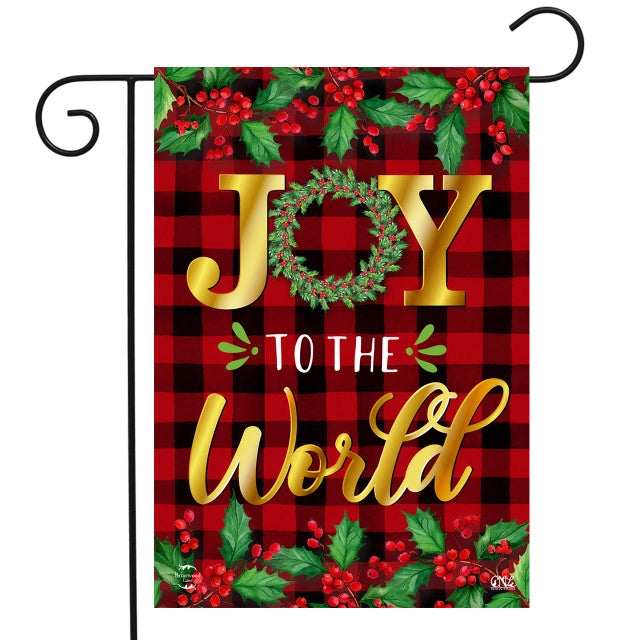 Joy To The World Garden Flag