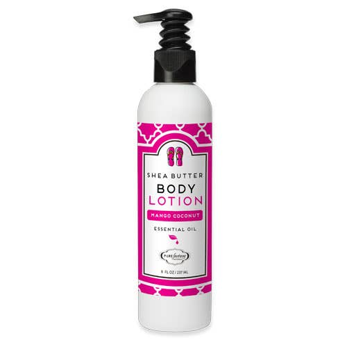 Body Lotion 8 oz - Mango Coconut with Fig Essential Oil