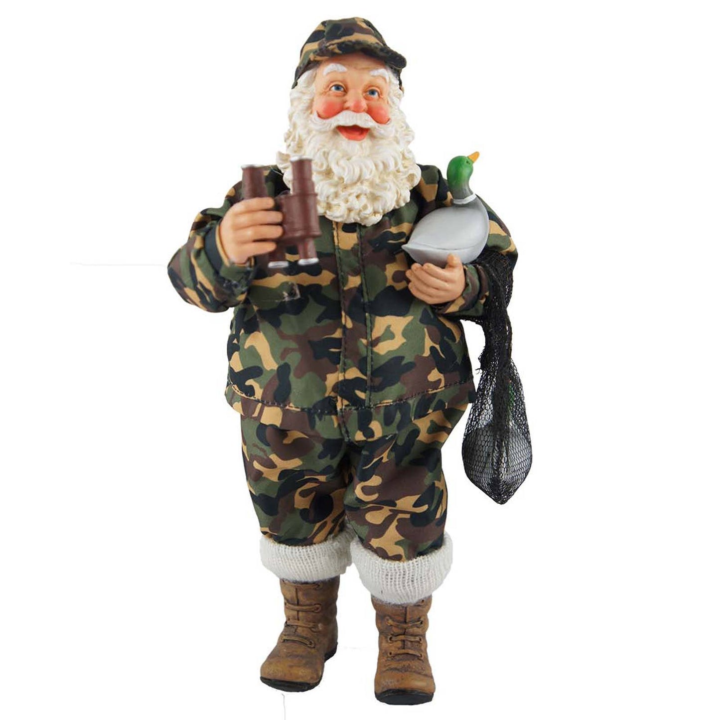 10" Duck Hunter Santa