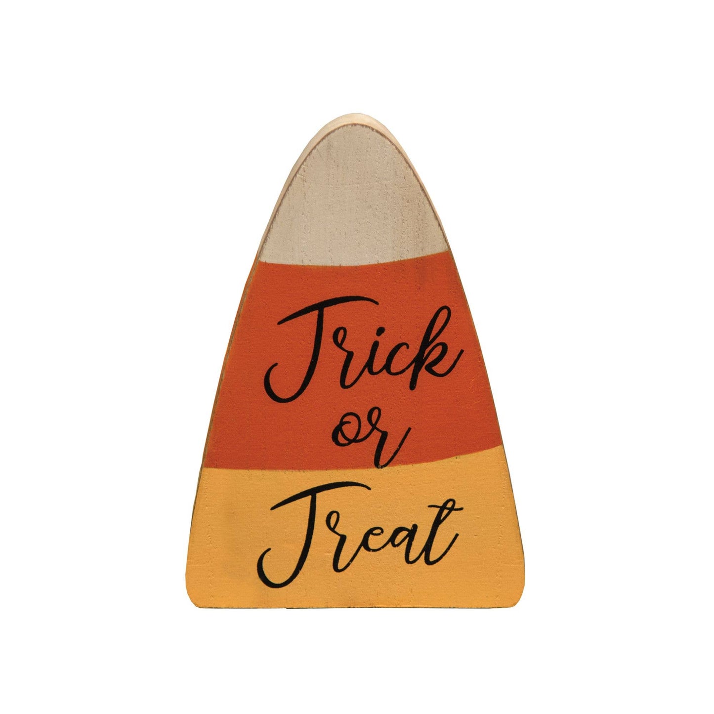 Trick or Treat Candy Corn Chunky Sitter
