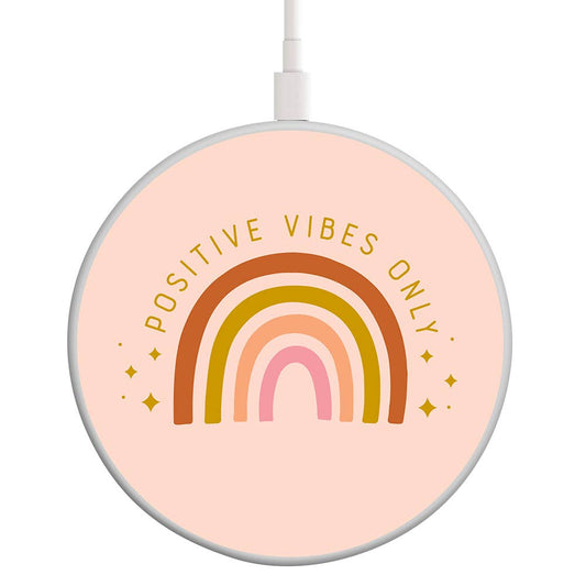 Positive Vibes Only Wireless Charging Disk