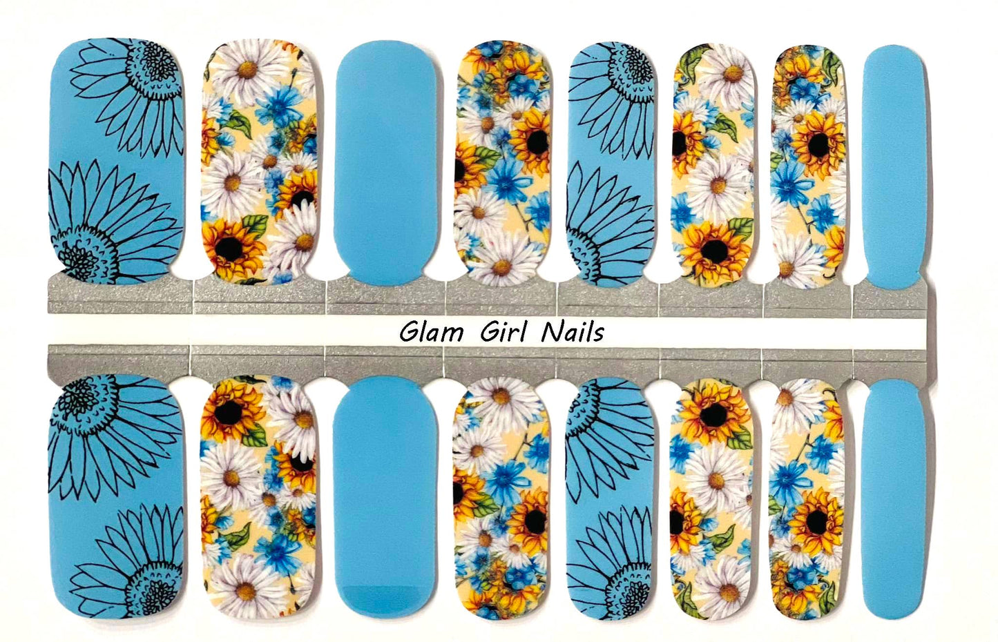 Sunflower Blooms Nail Wraps