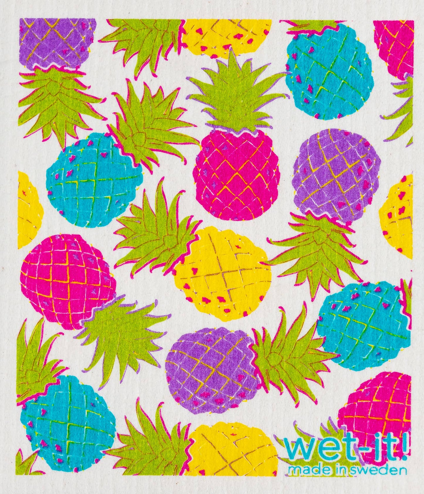 Hawaiian Pineapple Swedish Cloth