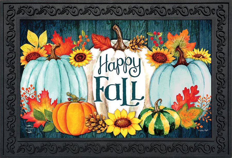 Happy Fall Pumpkins Doormat