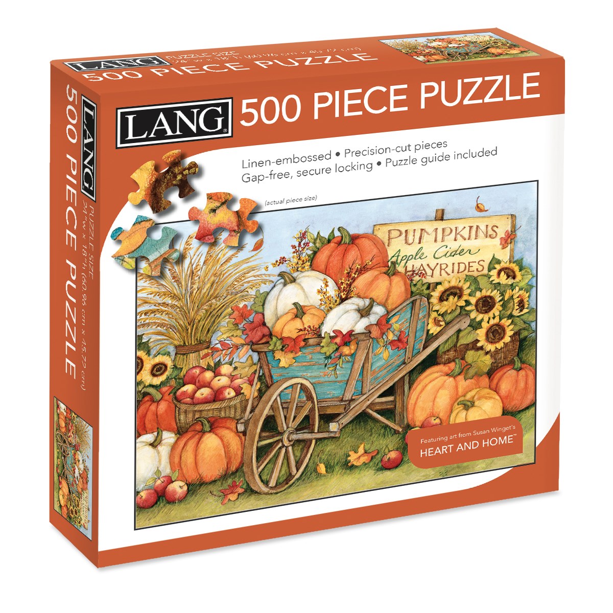 "Harvest Wheelbarrow" 500 Piece Puzzle