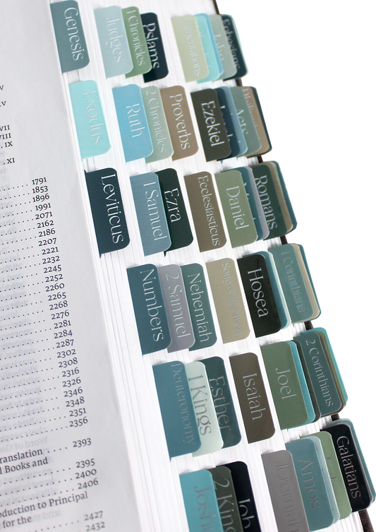 Courageous Silver Foiled Bible Tabs