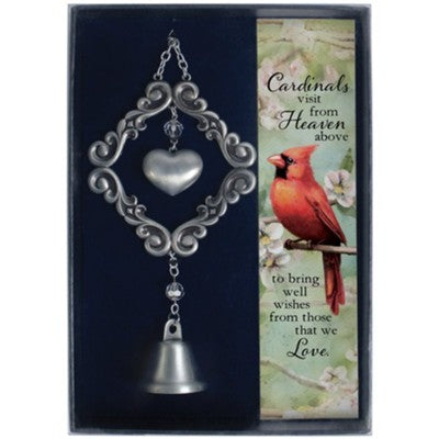 Cardinals Visit From Heaven Gift Boxed Bell