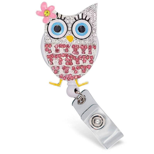 Owl Sparkle And Shine Badge Reel
