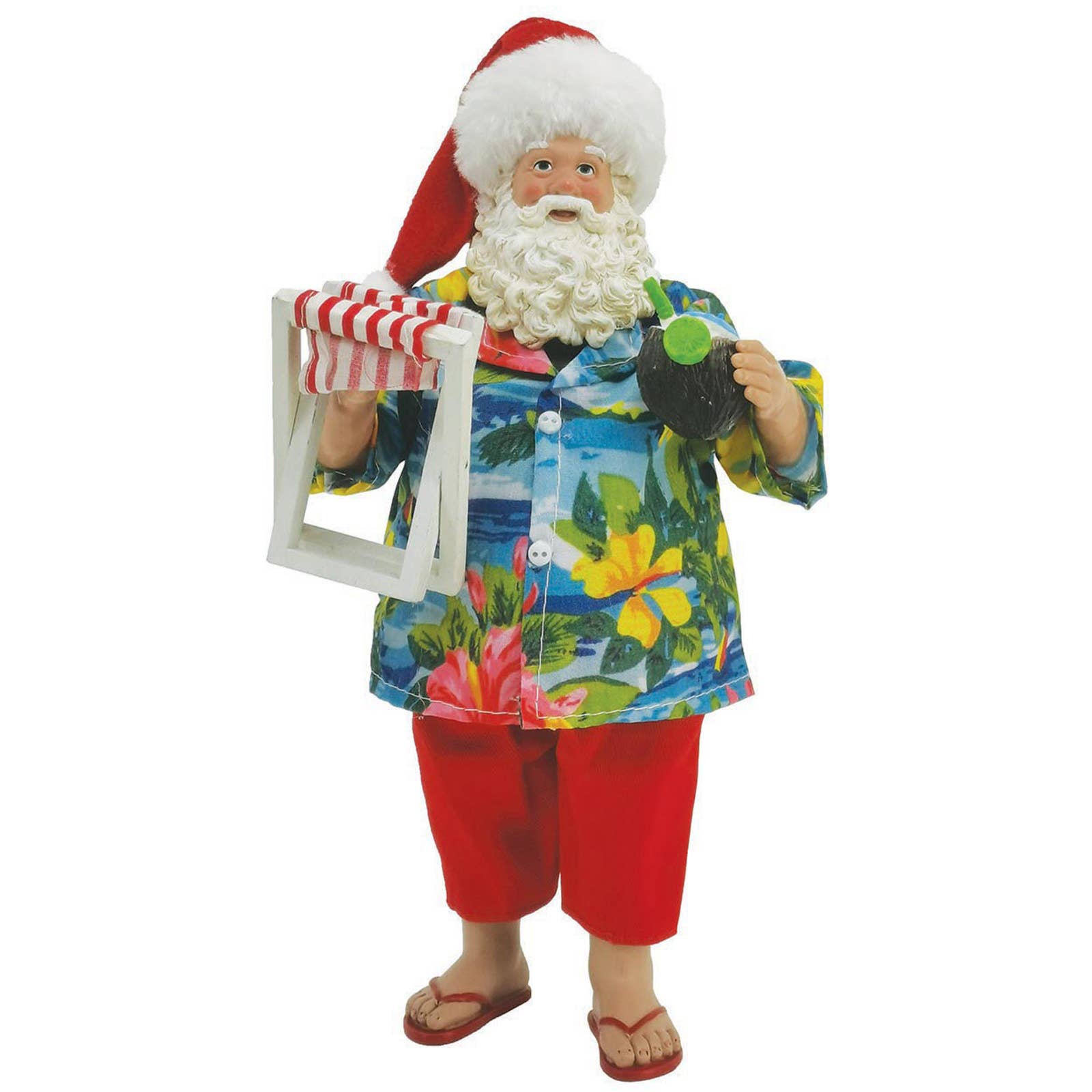 10" Beach Santa and Chair