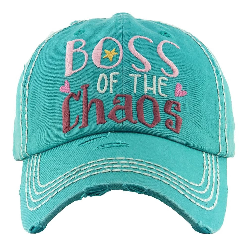 Boss of the Chaos Turquoise Hat