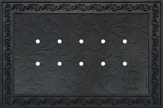 Rubber Doormat Tray Floral Design (Case Pack - 4)