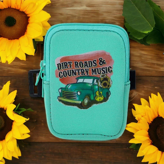 Neoprene Tumbler Bag | Dirt Roads & Country Music