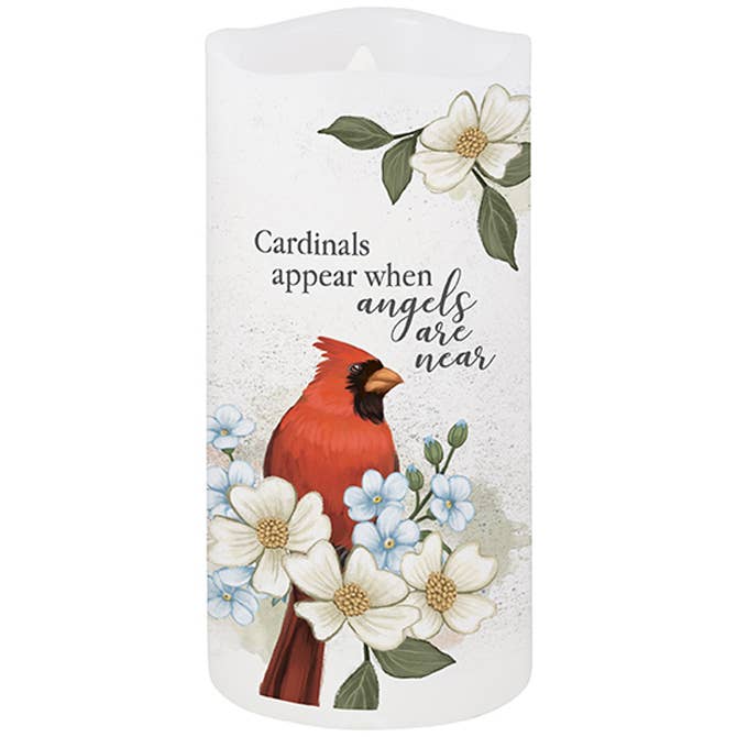 "Cardinals Appear" Moving Wick Candle