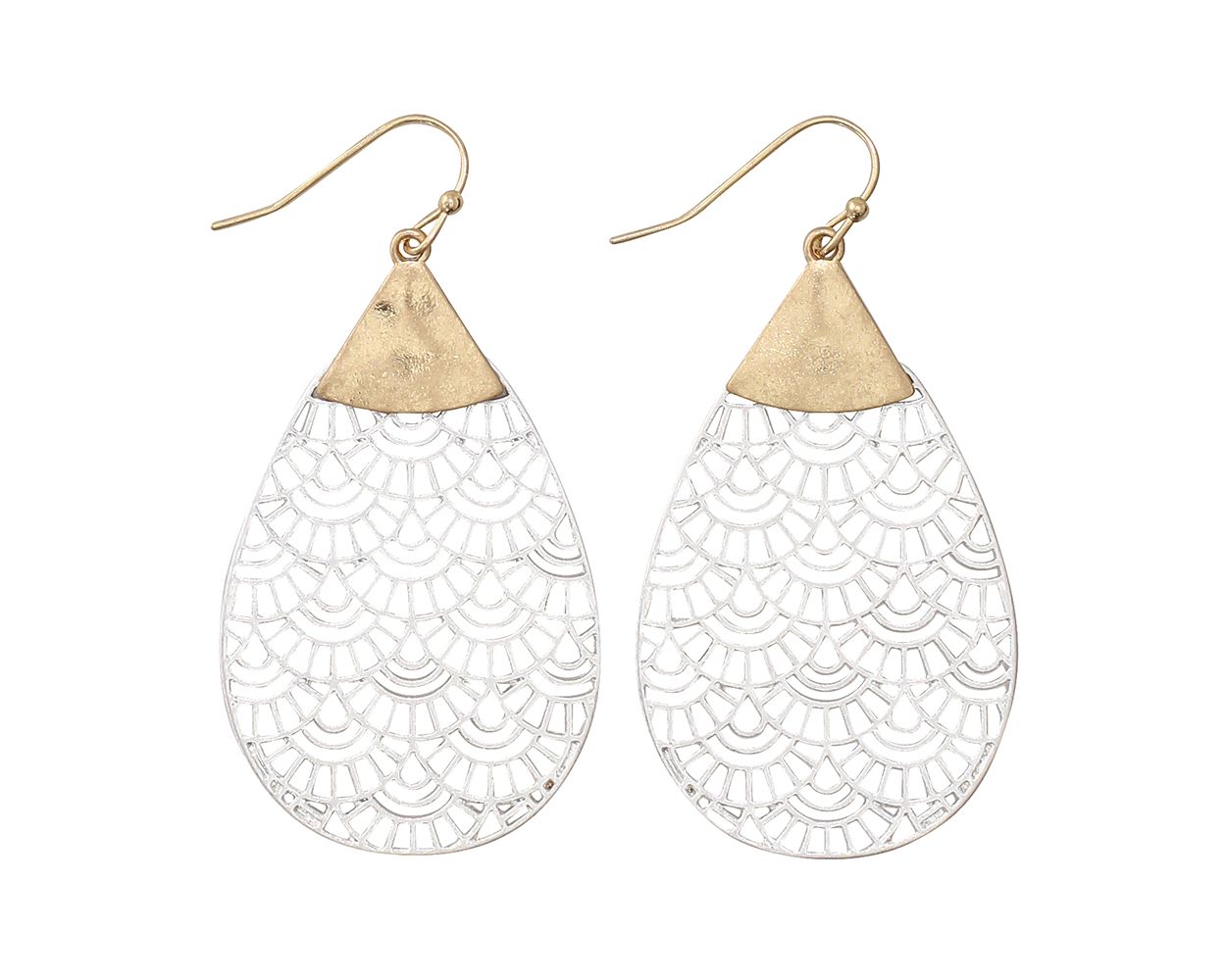 Decorative with Gold Accent Earrings