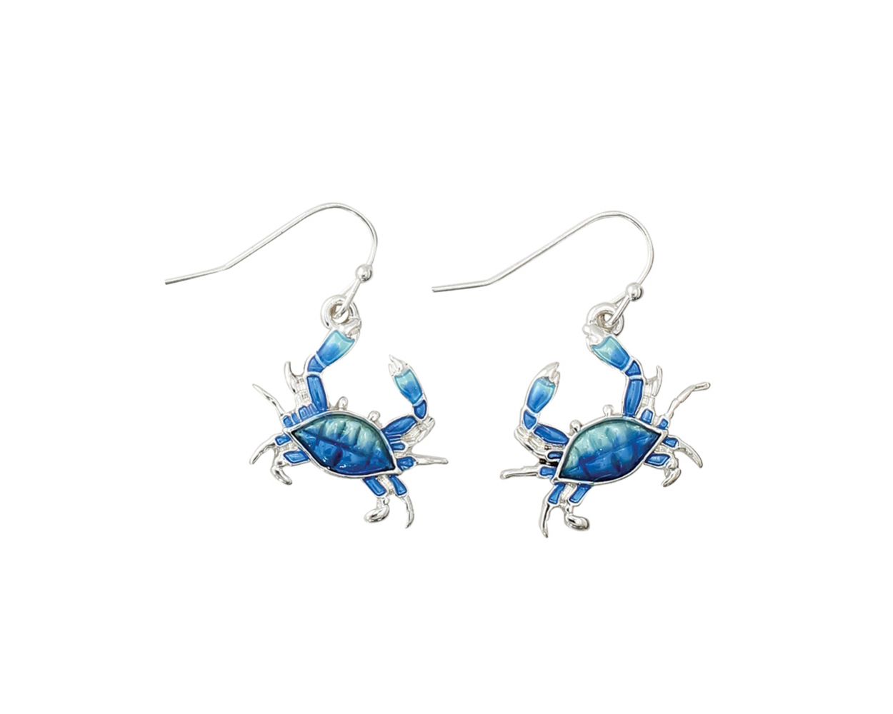 Blue Crabs Earrings