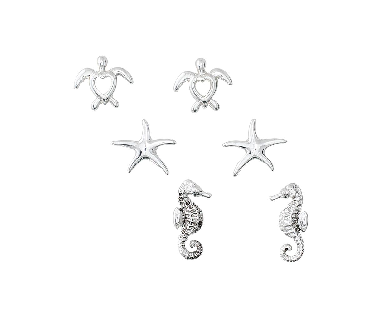 Sea Life Trio Earrings