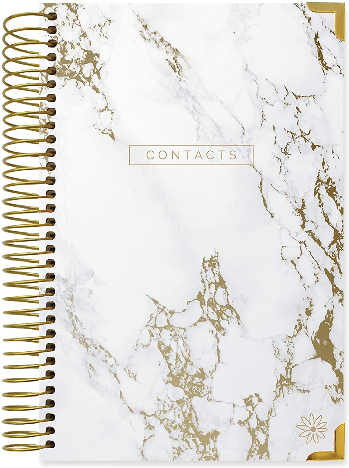 Marble Hardcover Contact Book