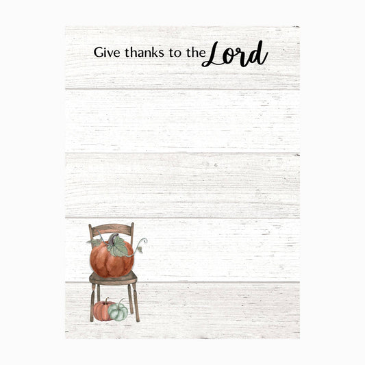 Give Thanks to the Lord Mini Notepad