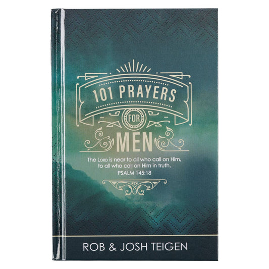 101 Prayers for Men Green Hardcover Book